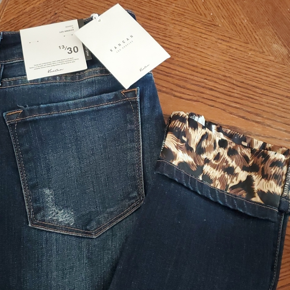 KanCan Catimal Mid Rise Super Skinny Jeans/Sz 13